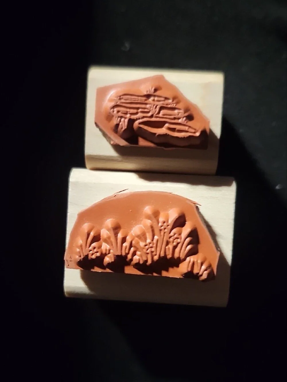 Wooden Garden Stamp Set - Natural Wood Color